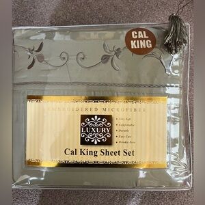 Luxury Cal King Sheet Set